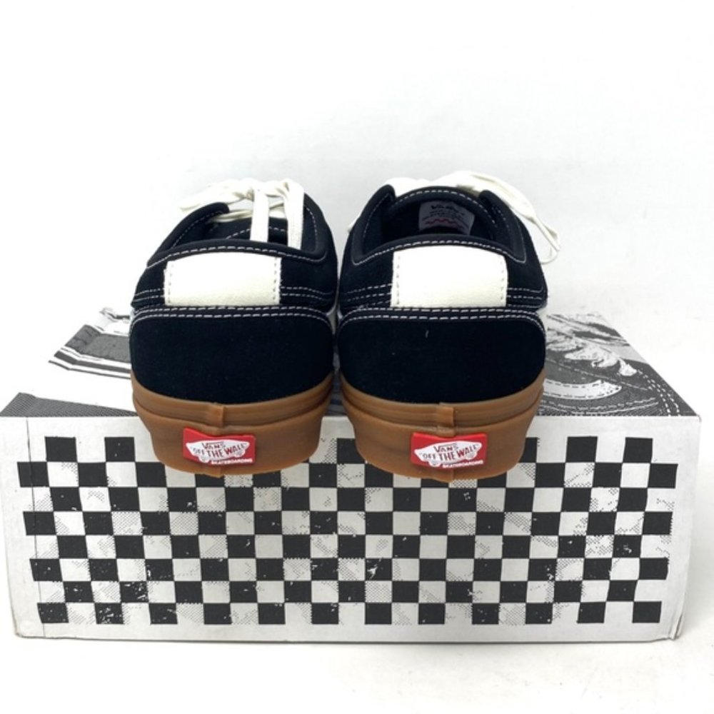 VANS Chukka Low Sidestripe Shoe Men's Suede Black Gum Skate Sneakers VN0A5KQZB9M - Picture 8 of 11